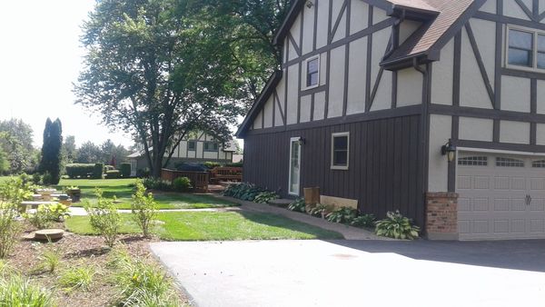 Before & After Cedar Siding Trim and Solid Stain in Hawthorn Woods, IL (5)
