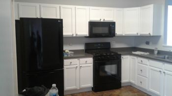 Cabinet Painting in Round Lake Heights, Illinois