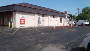 Before & After Commercial Exterior Painting in Waukegan, IL (1)