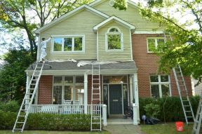 Before & After Limewashing Brick in Wilmette, IL (1)